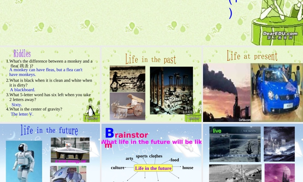 高中英语必修5 Unit3 In the future课件 新课标 课件