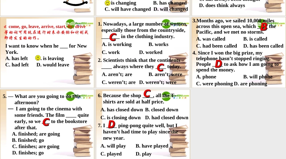 高中英语 M1 Grammar全程课件 外研版必修1 课件