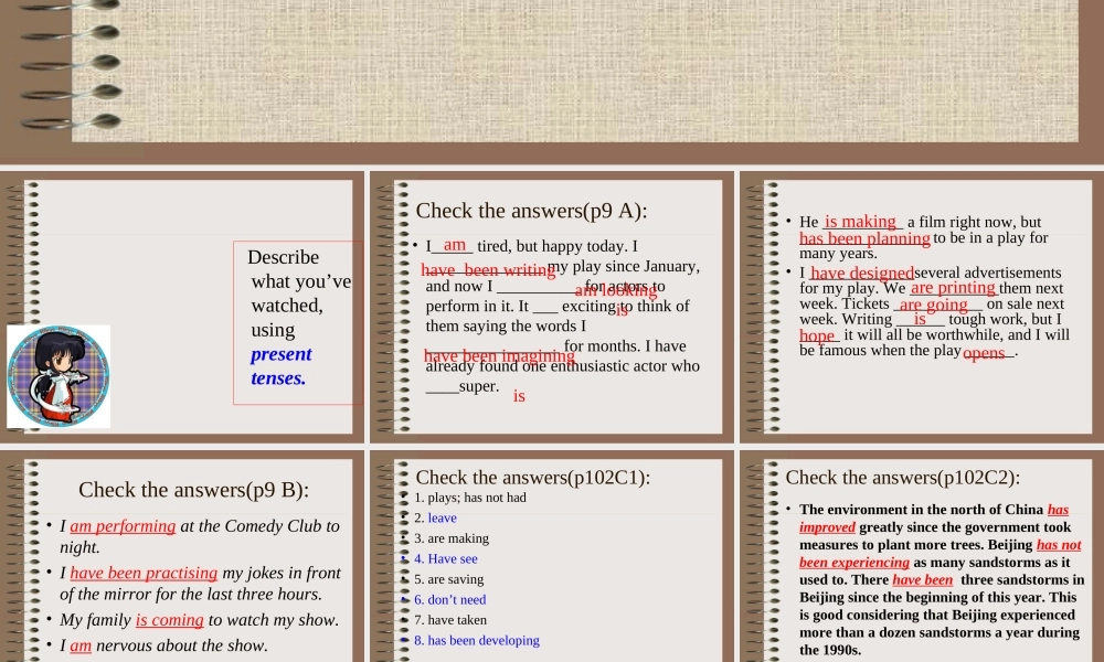 高中英语Unit1 Laughter is good for you Grammar and usage2课件牛津版必修6 课件