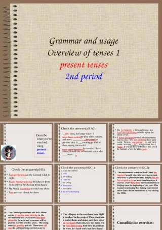 高中英语Unit1 Laughter is good for you Grammar and usage2课件牛津版必修6 课件