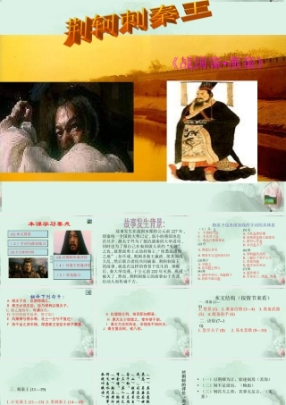 高一语文(荆轲刺秦王)课件(1)新人教版 课件