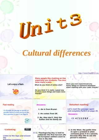 江苏地区高二英语Unit3 Reading 牛津版 课件