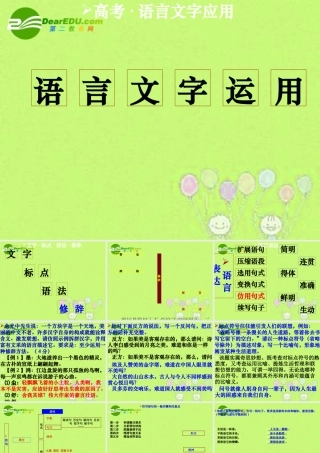 高考语文 专题突破复习4课件