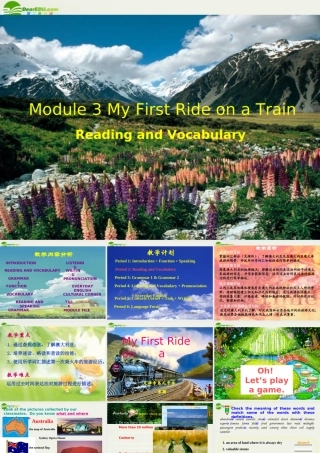 高中英语 Module3(My First Ride on a Train-Reading,Vocabulary)课件7 外研版必修1 课件