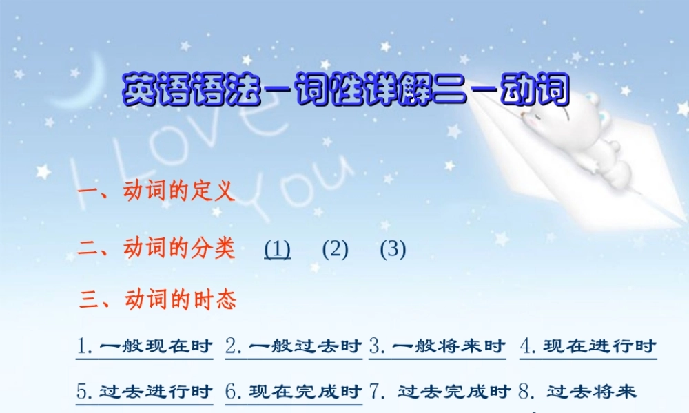 英语语法 词性详解二 名词 课件