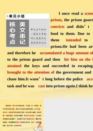 英语 Module 3 Literature 单元小结课件 外研版选修7 课件