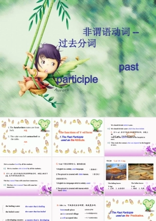 高中英语牛津英语模块五 Unit 3 Grammar 非谓语动词课件必修5 课件