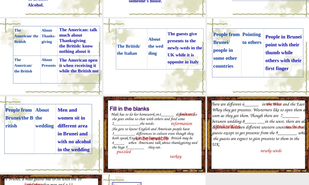 高二英语选修6 第三单元READING 课件