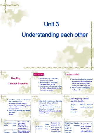 高二英语选修6 第三单元READING 课件