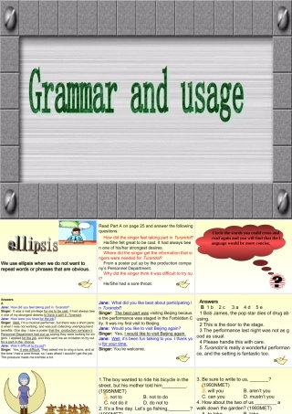 高中英语Unit2 The Universal Language--Grammar and usage [ty]课件牛津版选修8 课件