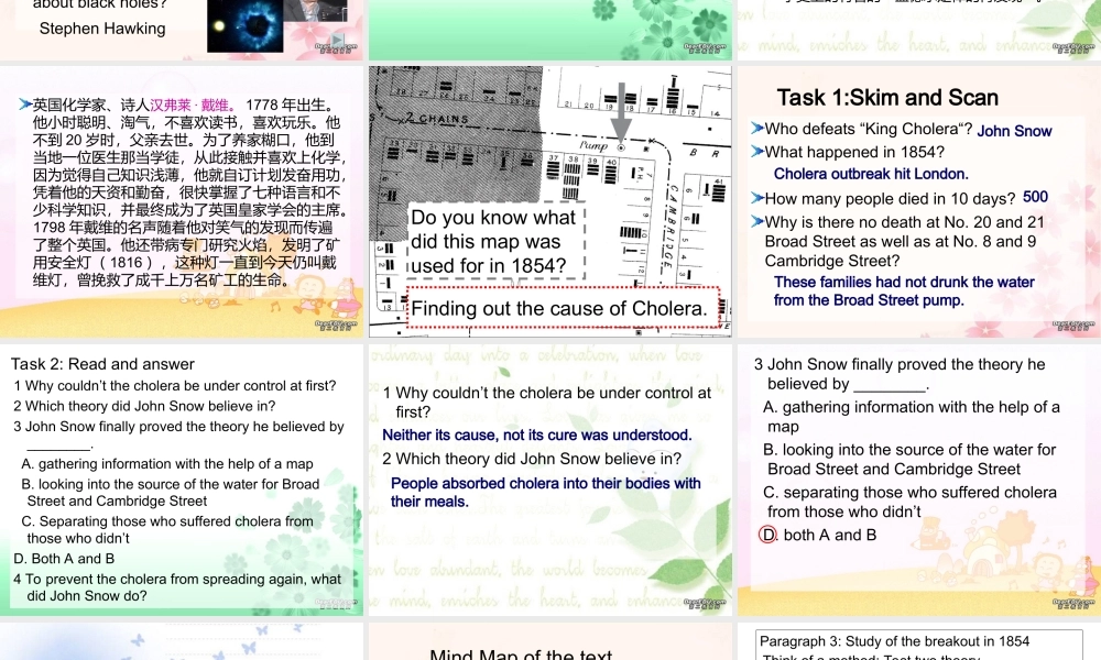 高中英语必修5 Unit1 Great scientist period3课件