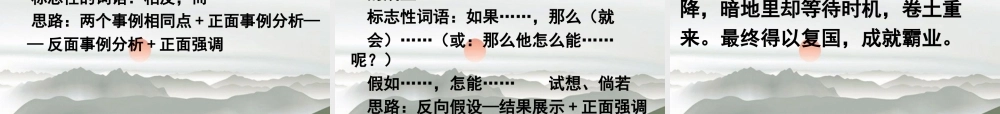 高中语文 议论文写作中的例证运用写作指导课件 新人教版 课件