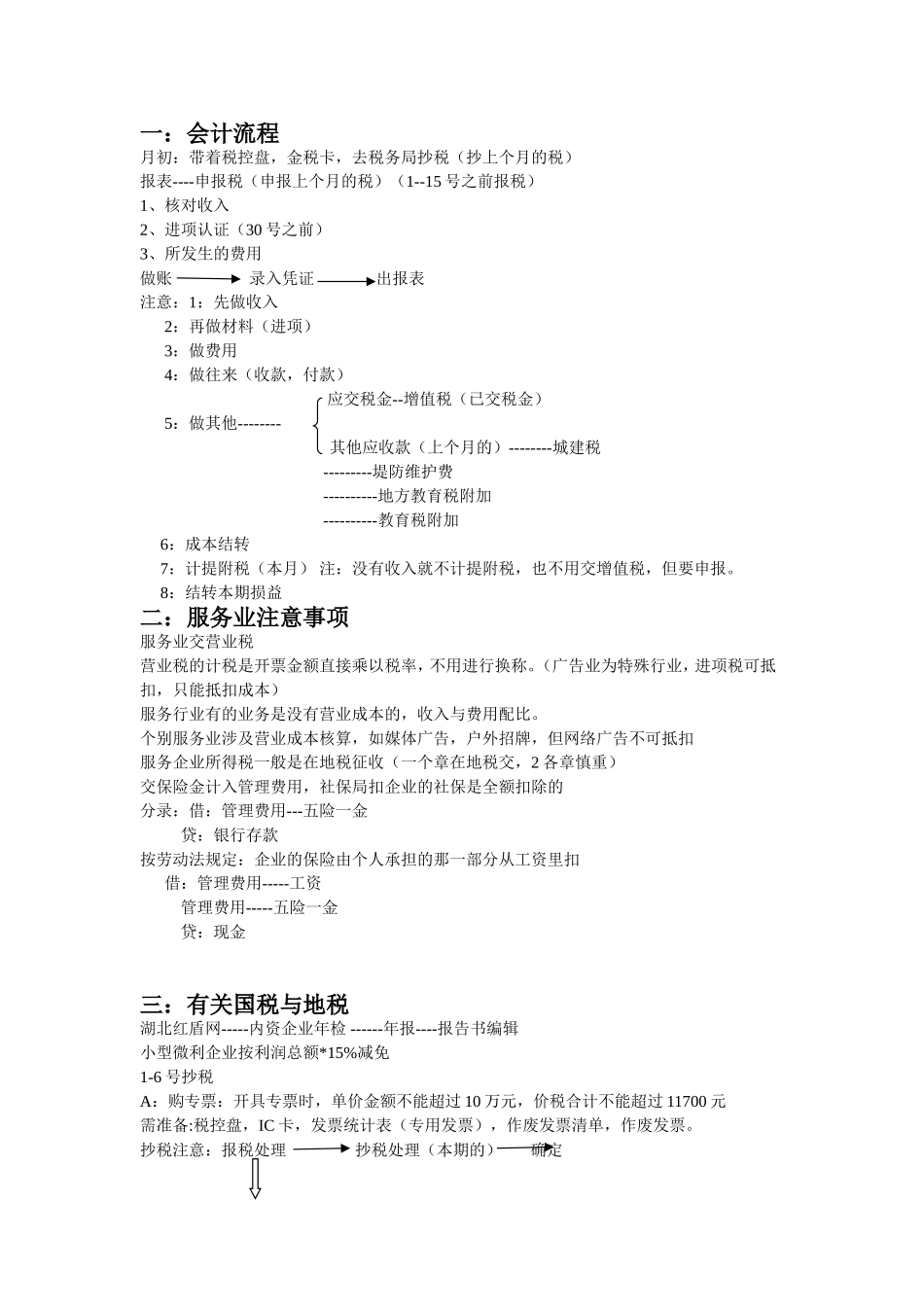 4S店会计流程和做账注意要点_第1页