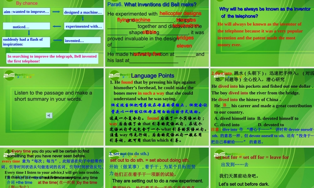 高中英语：book8 unit3 using language reading课件 人教版选修8 课件