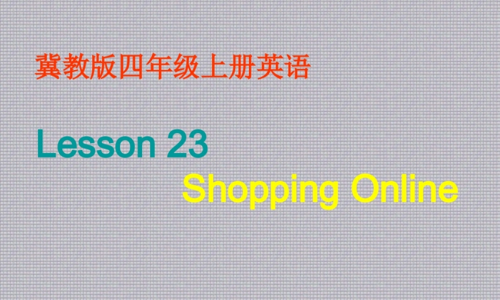 Unit-4-Lesson-23-Shopping-Online-课件3