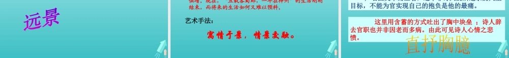 高中语文第四专题旅夜书怀课件苏教版选修唐诗宋词蚜 课件