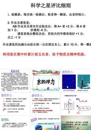 水的浮力第1课时ppt课件