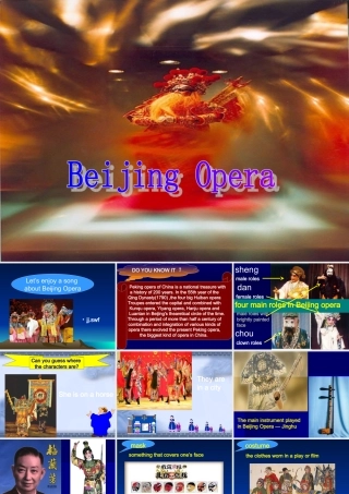 高中英语Unit 5 lesson 2 Beijing Opera课件3 北师大版 必修2 课件