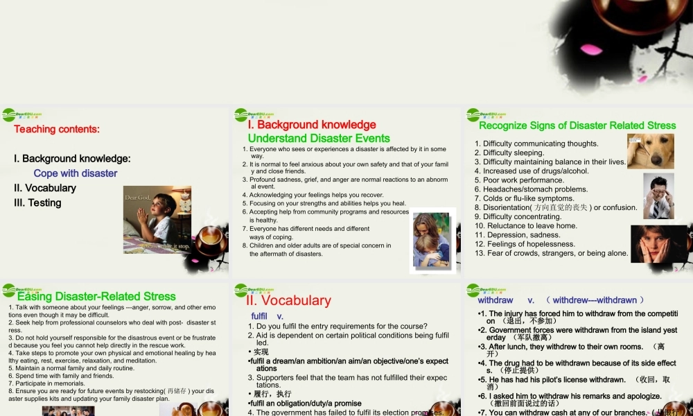 高中英语 Unit3(Finding the Correct Perspective)课件1 新人教版选修11 课件