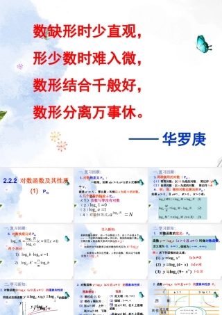 高中数学 222对数函数课件(第一课时)课件 新人教A版必修1 课件