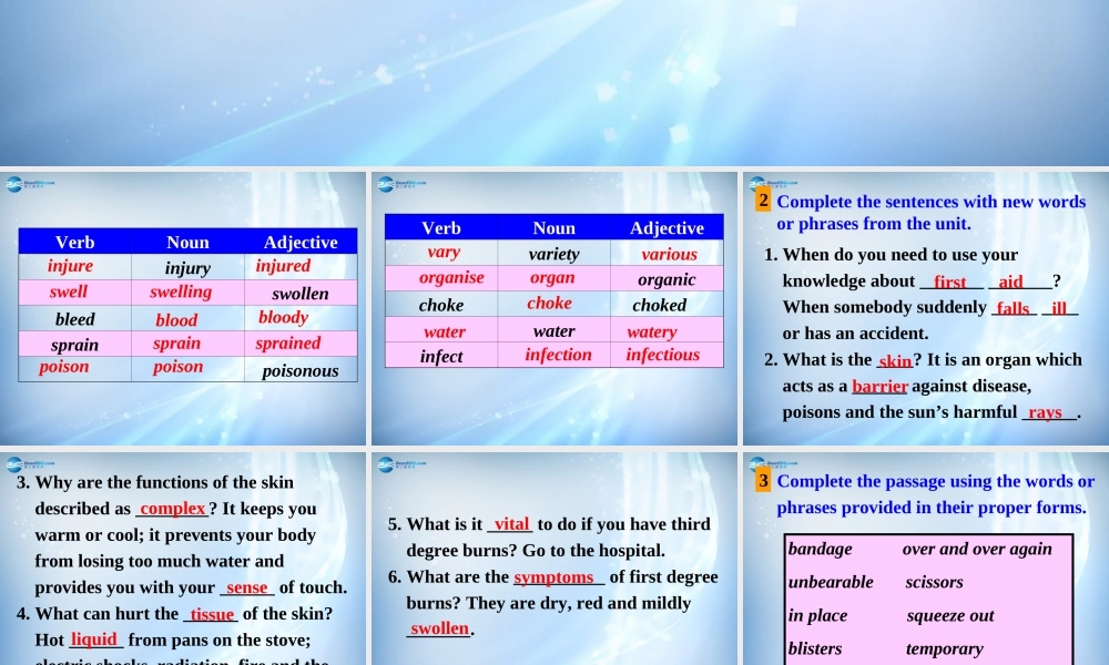 高中英语 Unit 5 Learning abouut language课件 新人教版必修5 课件