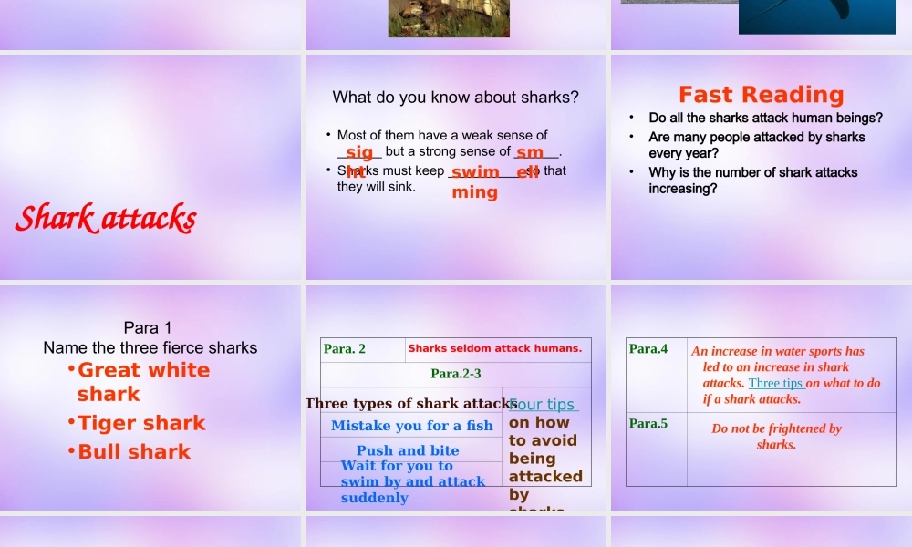 高中英语 Unit1 The world of our senses Project课件 牛津译林版必修3 课件