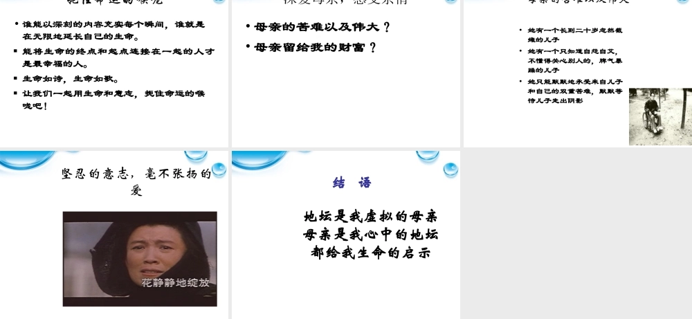 高中语文 我与地坛精品课件 苏教版必修2 课件
