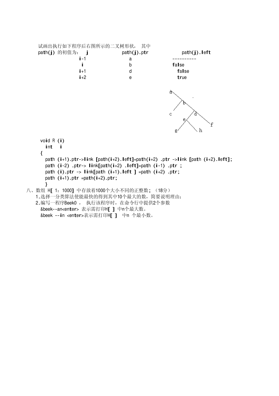 浙江大学数据结构考研试题_第3页
