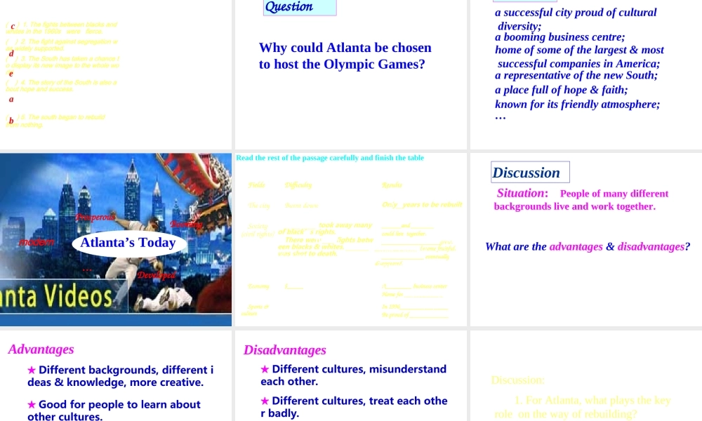 高二英语Unit16 south of america 人教版 课件