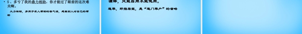 高考语文正确使用熟语复习课件