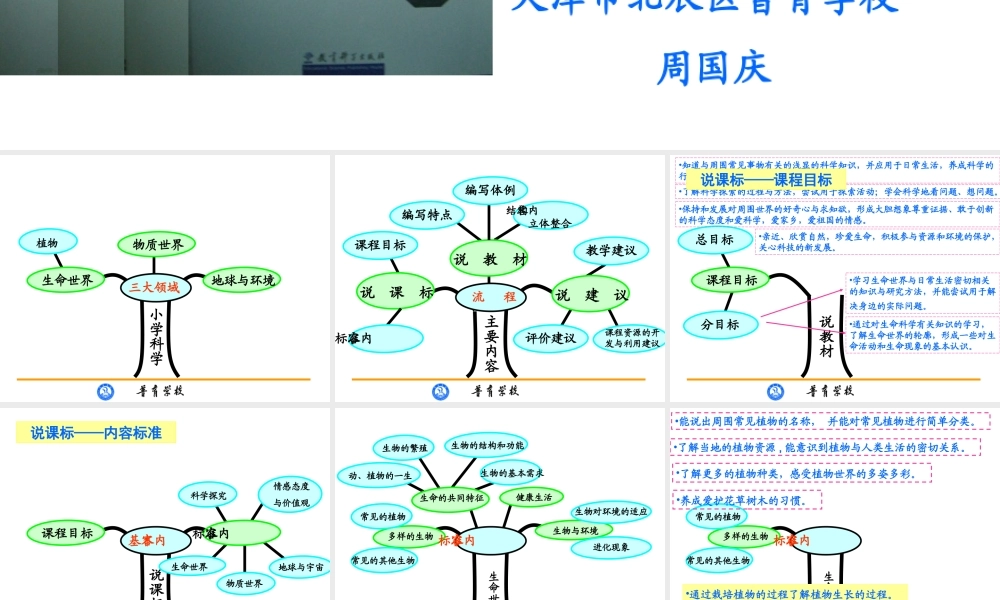 刘晓说课标说教材