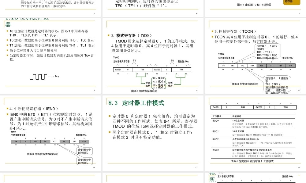 51单片机定时器的使用和详细讲解