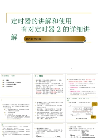 51单片机定时器的使用和详细讲解