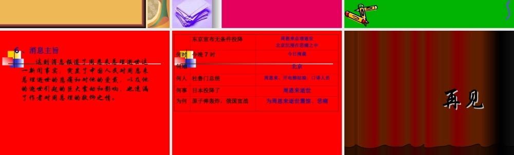 高中语文(外国消息两篇) 课件 新人教版选修新闻阅读与实践 课件