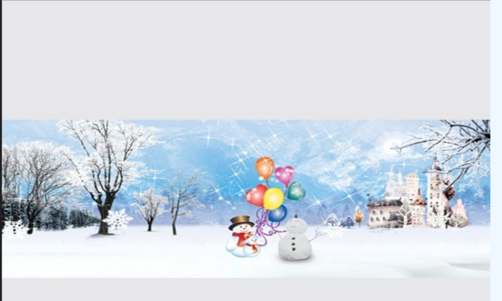 雪地里的-小画家