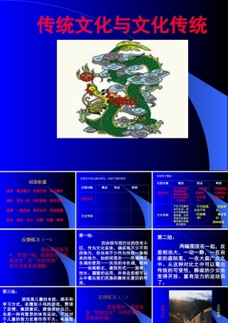 高中语文苏教版必修三 传统文化与文化传统课件二 苏教版 课件