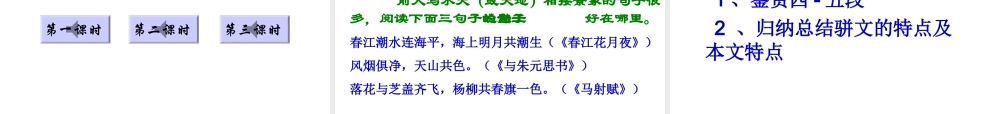 滕王阁序课件 高二语文课件腾王阁序[整理三套]人教版 高二语文课件腾王阁序[整理三套]人教版