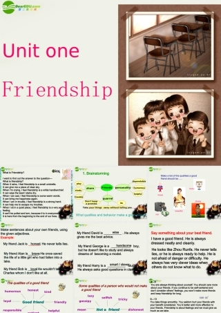 高中英语 Unit1(friendship)Reading comprehension课件28 新人教版必修1 课件