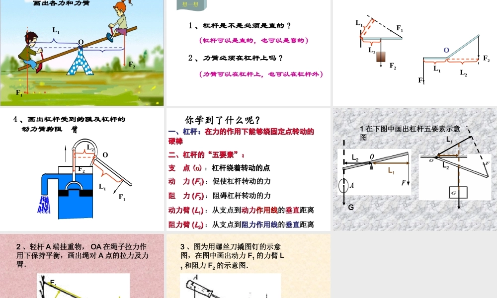 初中物理-杠杆-课件修改