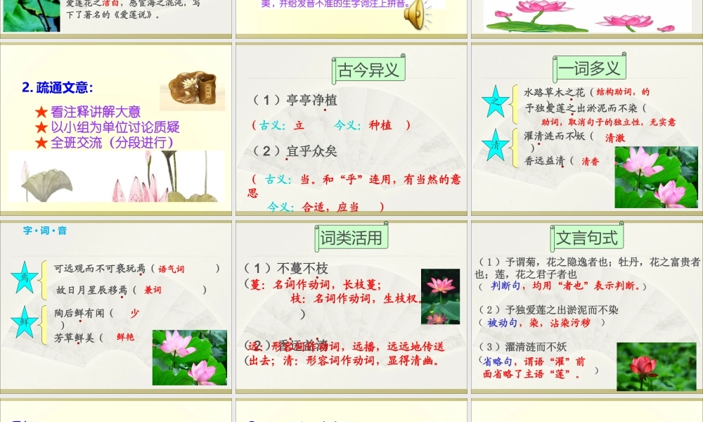 19.爱莲说(1)
