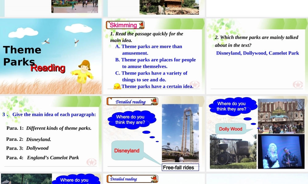 Unit5Themepark课件