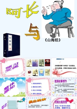 (部编)初中语文人教2011课标版七年级下册阿长与山海经-(5)