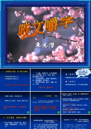高考语文 咬文嚼字第二课时课件 新人教版 课件