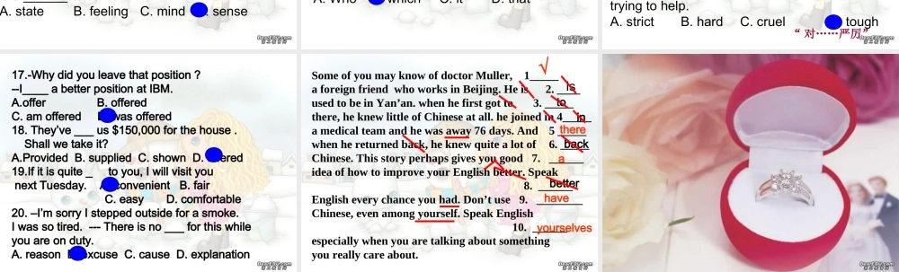 浙江省高三英语Unit6课件 新课标 人教版 课件