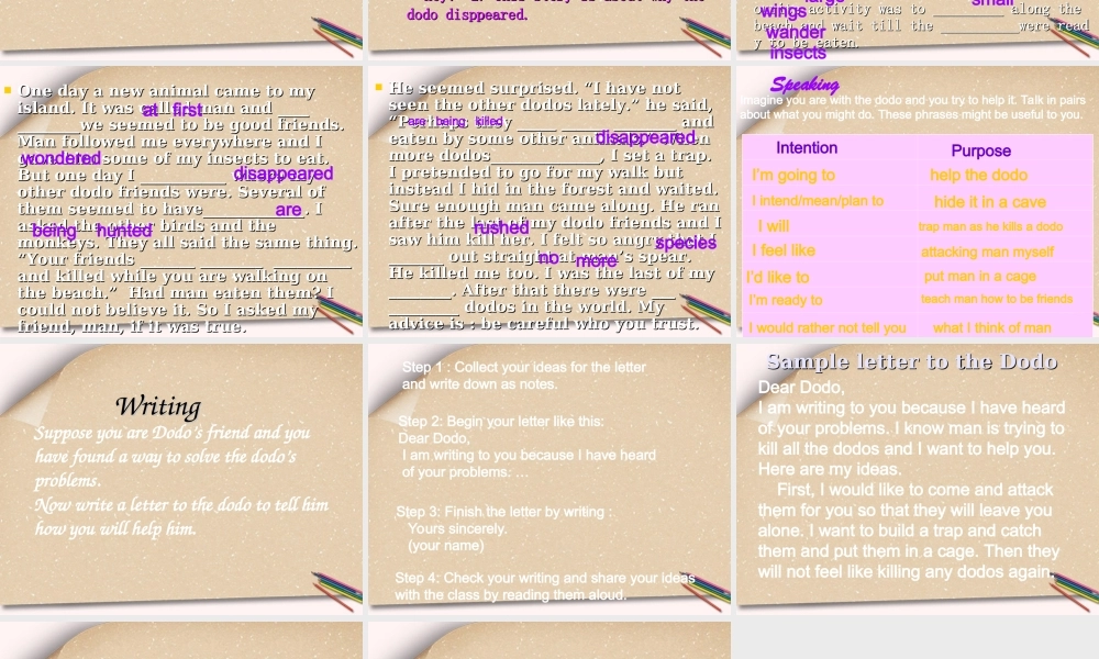 高中英语 Unit4 Using language2课件 新人教版必修2 课件