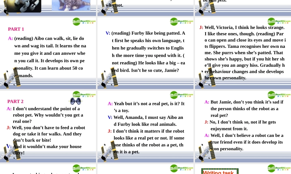 高三英语 Unit2-listening and writing 课件 新人教版选修7 课件