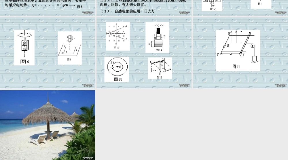 电磁感应复习课件示例一 课件