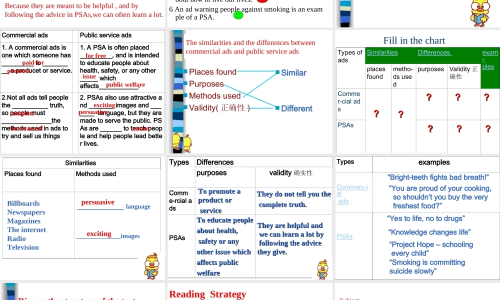 高中英语Unit 1 Advertising--reading 3课件牛津版必修二 课件