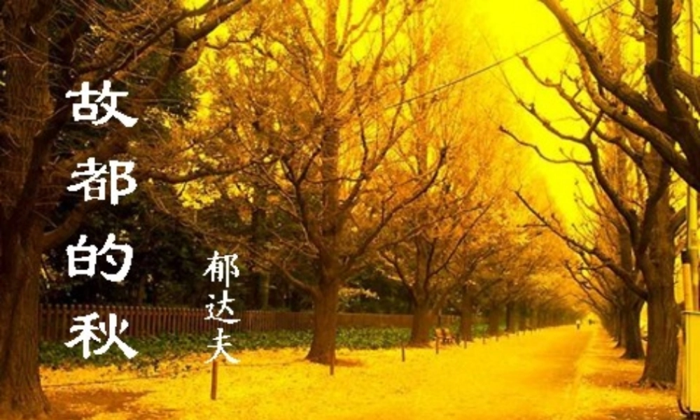 高中语文(故都的秋)实用课件 新人教版必修2 课件