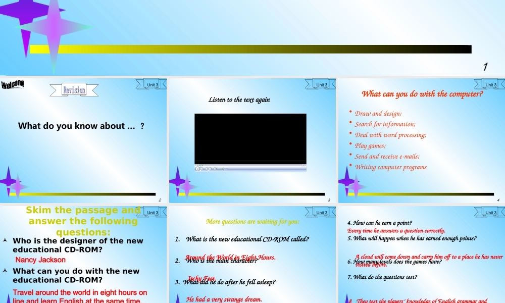 牛津版八年级英语Unit 3 Online Travel--main task [ty](ppt) 课件